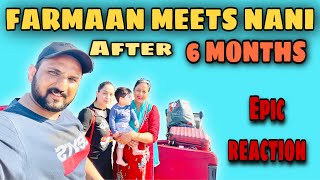 FARMAAN meets nani after 6 months | EPIC REACTION || THE AMERICAN JODI ||