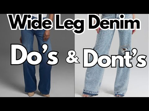 Do’s and Don’ts when Styling Wide Leg Jeans | Fashion Over 40