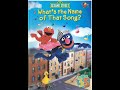 Sesame Street What S The Name Of The Song 2004 DVD Full Screen