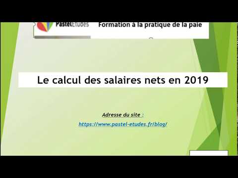 Comment calculer le salaire net en 2019