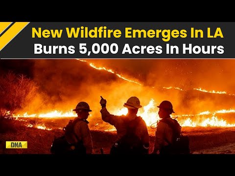 LA Wildfire: New 'Hughes Fire' Rages In North Of Los Angeles, Over 50,000 People To Evacuate