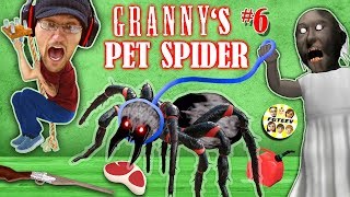GRANNY&#39;s PET SPIDER + SECRET ROOMS w/ Annoying Baldi&#39;s Basics!! (FGTEEV Gameplay)