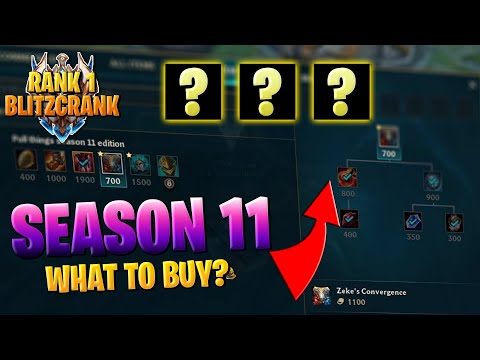 WHAT MYTHIC ITEMS TO GO ON BLITZ?! SEASON 11 HOW TO PULL THINGS 101 - Challenger League of Legends