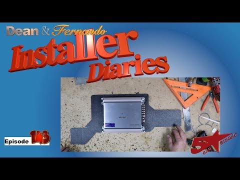 We finish up the Jeep Wrangler with a Kenwood M8005 amp Part 2.  Installer Diaies 143