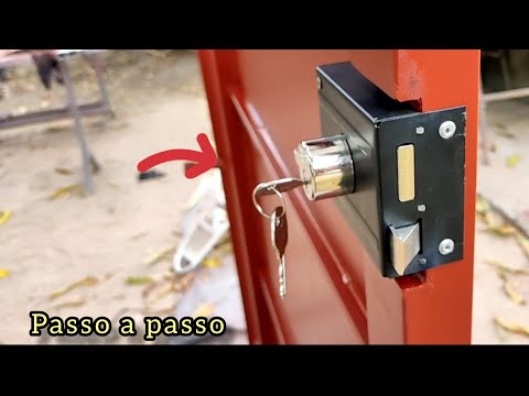 FECHADURA SOBREPOR PRETA