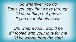 Ella Fitzgerald - If You Ever Should Leave Lyrics