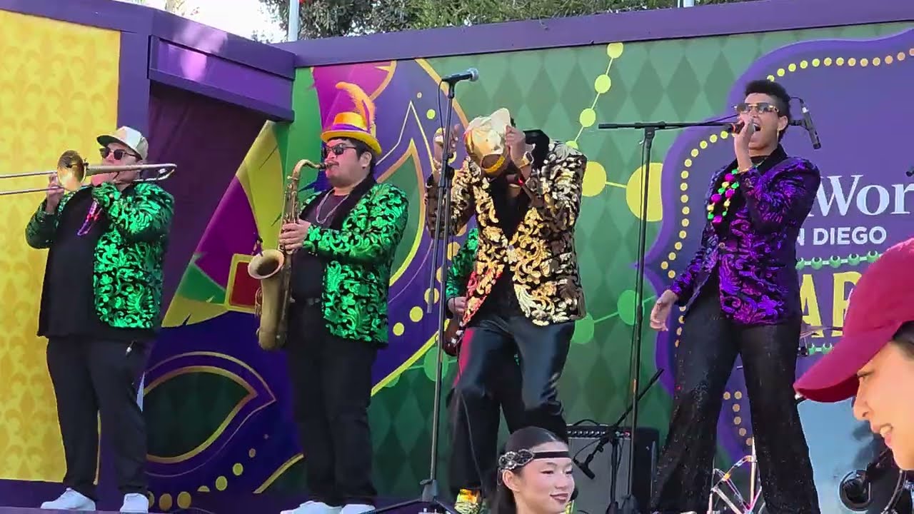 No Bad News Brass Band @seaworldsandiego Mardi Gras