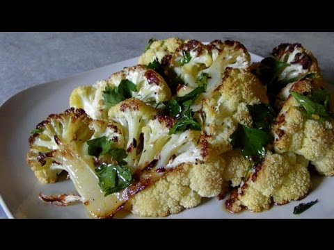 Roasted Cauliflower with Lemon Dressing