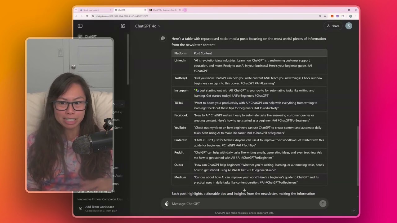Can ChatGPT write social media posts? | Sabrina Ramonov 🍄
