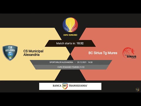 CRBF 2021-2022: CSM Alexandria - BC Sirius Mureșul Târgu Mureș