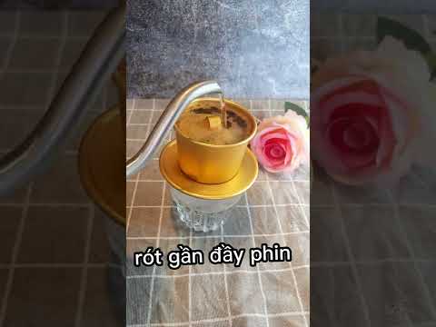 Cách pha café phin chuẩn cho quán café #shorts