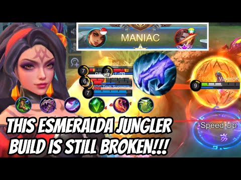 THIS ESMERALDA JUNGLER BUILD IS STILL BROKEN!! | Esmeralda Best Jungler Build | Valesmeralda | MLBB
