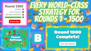 A Tower Defense Strategy For ANY ROUND (UP TO 100,000)!