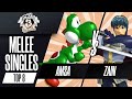 aMSa (Yoshi) vs Zain (Marth) - Melee Singles Top 8 Losers Semis - Fête 3: By the Sea