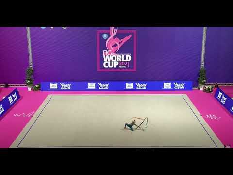 Viktoriia Onopriienko Ribbon AA 20,200 - World Cup Pesaro 2021