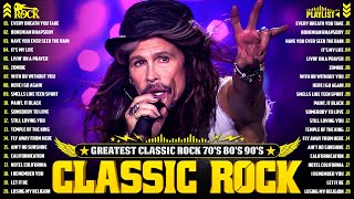AC/DC, Guns' N Roses, Queen, Aerosmith, U2, Bon Jovi 🔥 Top 100 Classic Rock Songs Of All Time