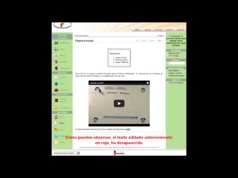 VideoTutorial como editar una wiki del aula virtual
