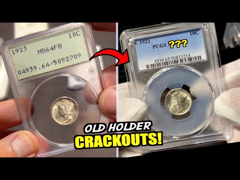 PCGS Unboxing 3 - Old Holder Crack Outs! (Upgrades, Lincolns, Type, Silver)