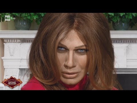 Le rassicurazioni di Melania Trump - Virginia Raffaele - Facciamo che io ero 31/05/2017