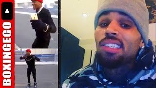 (ALT. ANGLE #2) SOULJA BOY SQUARES UP WIT BLOOD 4 REVOKING HIS HOOD PASS;CHRIS BROWN "HE GONE CRY"