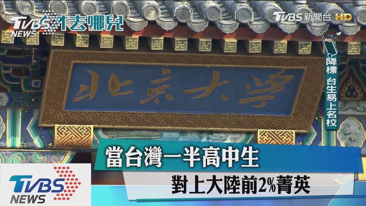 當台灣一半高中生 對上大陸前2%精英