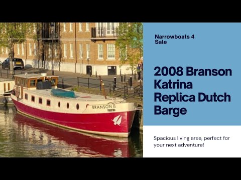 For Sale 2008 Dutch Barge replica