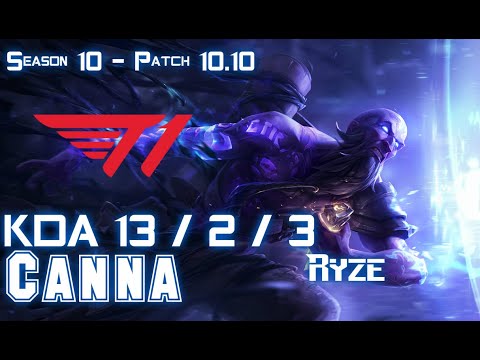 T1 Canna RYZE vs JAYCE Top - Patch 10.10 KR Ranked