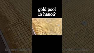 they gold-plated the pool!
