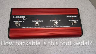 Video thumbnail for Line6 FB4 Foot Pedal Teardown and Hack by AllThingsOnePlace