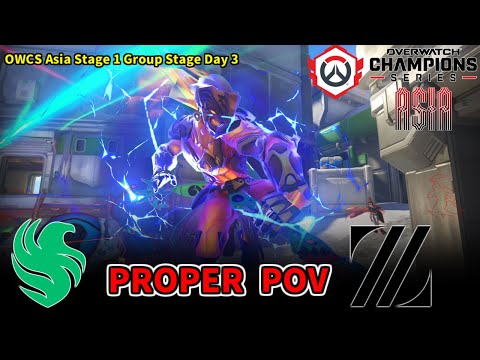 【Proper POV】Team Falcons vs ZETA DIVISION OWCS 2025 Asia Stage 1 Group Stage Day 3【Overwatch 2】