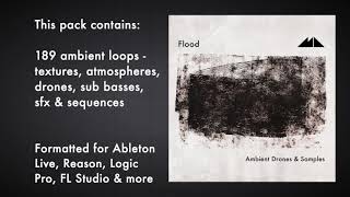 Video thumbnail for Flood - Ambient Drones & Samples Demo by ModeAudio