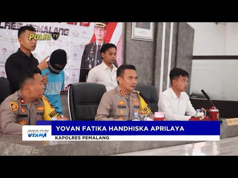 POLRES PEMALANG UNGKAP KASUS CURAT DI MINIMARKET