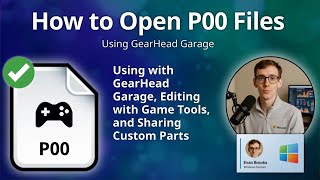 How to Open P00 Files (GearHead Garage Part)