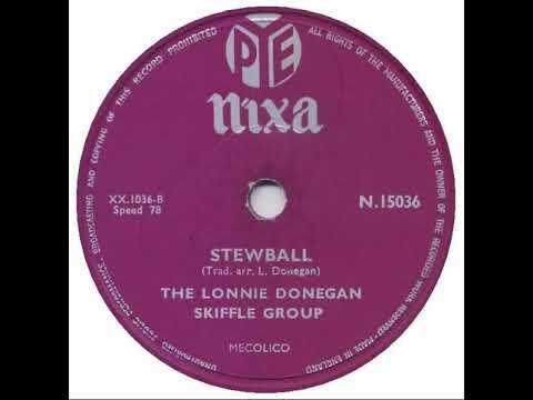 UK New Entry 1956 (64) Lonnie Donegan Skiffle Group - Stewball