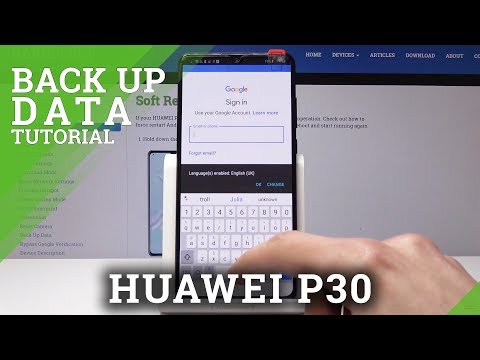 How to Back Up Data on HUAWEI P30 - Enable Google Backup