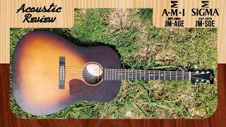 Video thumbnail for Acoustic Guitar Review: AMI/Sigma JM-AGE aka JM-SGE (2021) by Brian McCullar Music