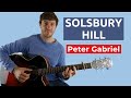 How to Play Solsbury Hill by Peter Gabriel on Guitar