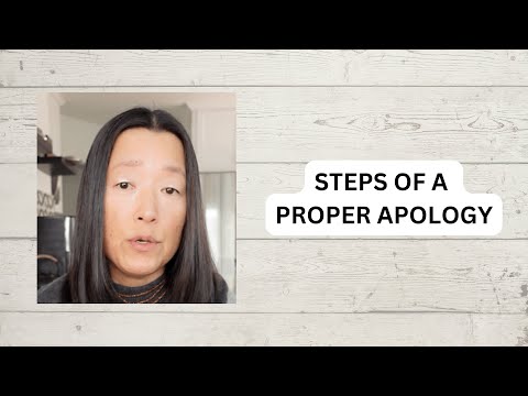 How to Apologize Effectively #apology #forgiveness