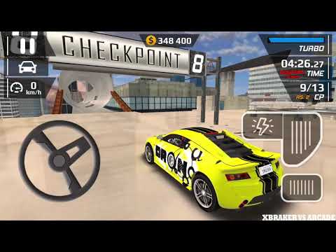 Car Driving Simulator - Stunt Ramp | Smash Car Hit: Yellow Sport Car Driving - Android GamePlay 2019