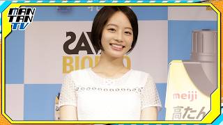 池端杏慈、透け感ある白ワンピで魅了「爽やかなコーデにしました」　「ザバス」イベントに登場