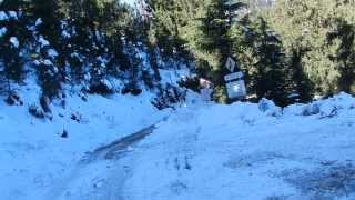 preview picture of video '4x4 Bolero on hard snow road with snow chains.'