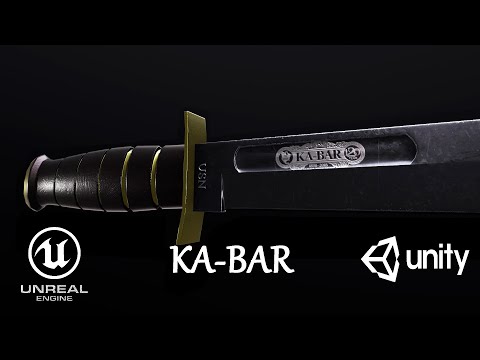 Speed Modeling. Knife Ka-Bar