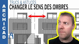 Archicad   Changer sens des ombres   Apprendre Archicad Facilement Formation