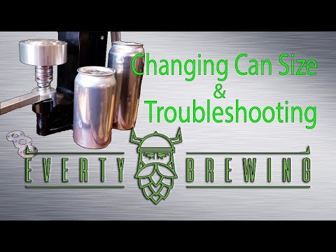 Master Can Sealer Changing between 12oz & 16oz and Troubleshooting Tips