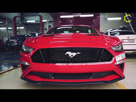 Nano-Ceramic protection on Ford Mustang GT in Abu Dhabi حماية نانو سيراميك على فورد موستنق في أبوظبي