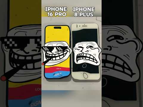 iPhone 16 Pro vs iPhone 8 Plus: Insane Speed Test!⚡️#shorts #viralvideo