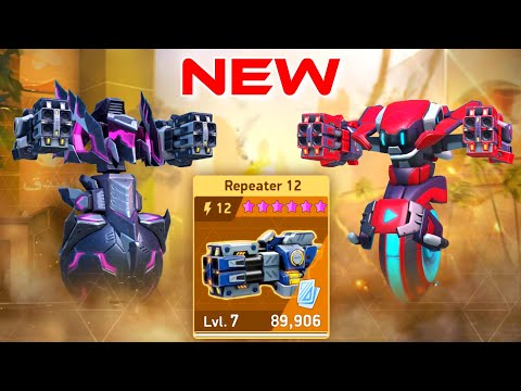 NEW WEAPON Repeater 12 with Nomad & Killshot - Mech Arena