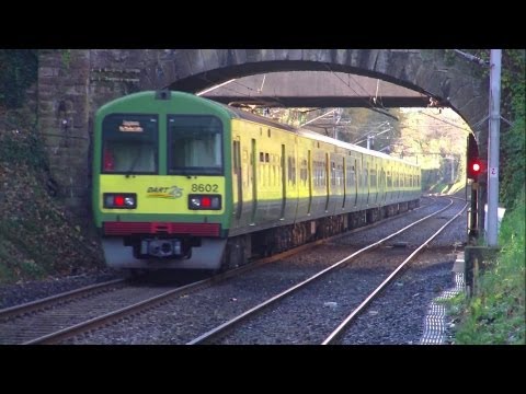 Dart train number 8602 - Killester Station, Dublin