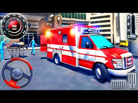 City Ambulance Rescue Driving Simulator - 911 Helicopter Police Van Emergency - Android GamePlay