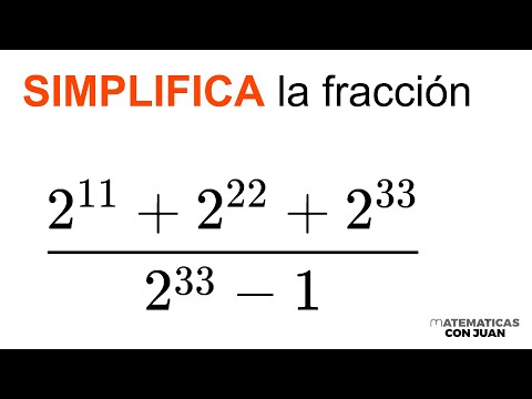 ¿SABES SIMPLIFICAR LA FRACCIÓN CON POTENCIAS? Potenciación. Matemáticas Básicas